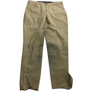 John Whitaker Breeches Khaki Beige Horse Riding Women's Size UK 32 (30x27 Mea)